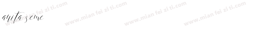 anita seme字体转换